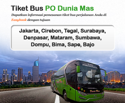 Baru Diluncurkan Tiket Bus Dunia Mas Baru Diluncurkan Tiket PO Dunia Mas